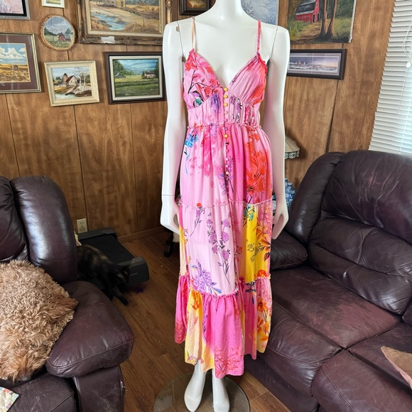 Room 34 Boho Bright Summer Maxi Dress - Picture 2 of 8